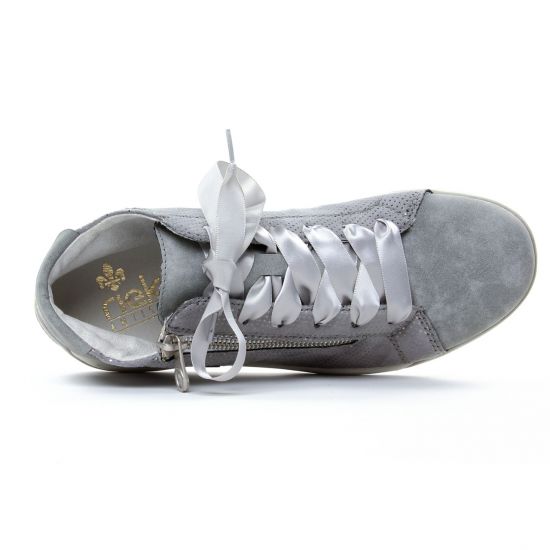 tennis gris argent mode femme printemps été - Photo Produit 4