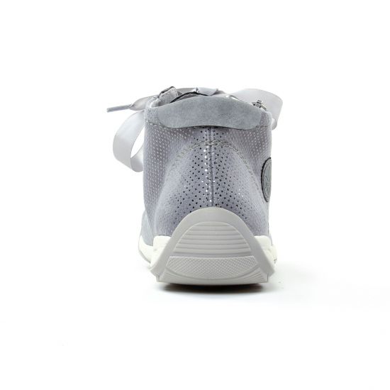 tennis gris argent mode femme printemps été - Photo Produit 7