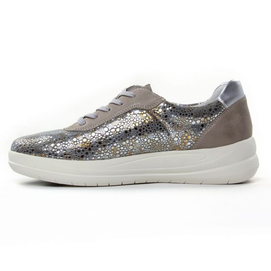 tennis gris doré mode femme printemps été - Photo Produit 3