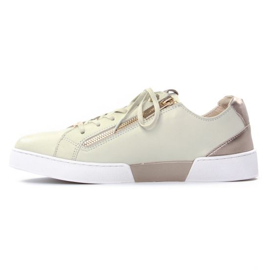 tennis blanc beige mode femme printemps été - Photo Produit 3