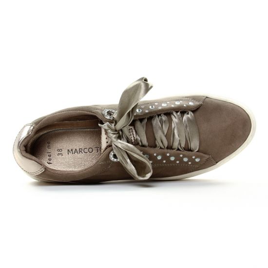 tennis taupe mode femme printemps été - Photo Produit 4