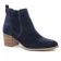 boots élastiquées bleu marine mode femme printemps été vue 1