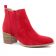 boots élastiquées rouge mode femme printemps été vue 1