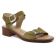 sandales vert kaki mode femme printemps été vue 1