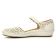 sandales beige blanc mode femme printemps été vue 3