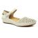 sandales beige blanc mode femme printemps été vue 1