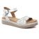 sandales blanc mode femme printemps été vue 1