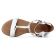 sandales blanc mode femme printemps été vue 4