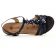 sandales bleu marine mode femme printemps été vue 4