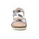 sandales gris argent mode femme printemps été vue 6