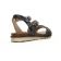 sandales gris argent mode femme printemps été vue 7