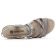 sandales gris argent mode femme printemps été vue 4