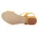 sandales jaune mode femme printemps été vue 5