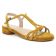 sandales jaune mode femme printemps été vue 1