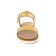 sandales jaune mode femme printemps été vue 6
