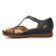 sandales marron bleu mode femme printemps été vue 3