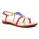 sandales rouge multi mode femme printemps été vue 1