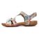 sandales multicolore mode femme printemps été vue 3
