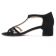 sandales noir mode femme printemps été vue 3