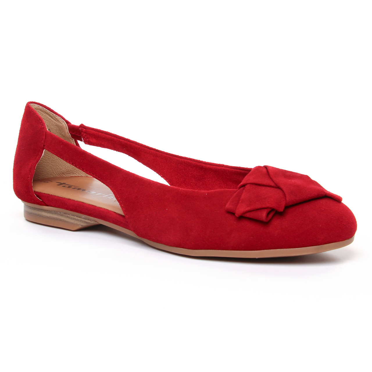Tamaris Comfort - Ballerines Confort Femme - Semelle Ergonomique Amortie - Coupe Large - Pointures Jusqu'au 45