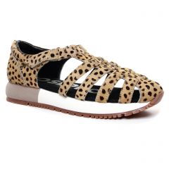 sandales marron léopard: même style de chaussures en ligne pour femmes que les Gioseppo