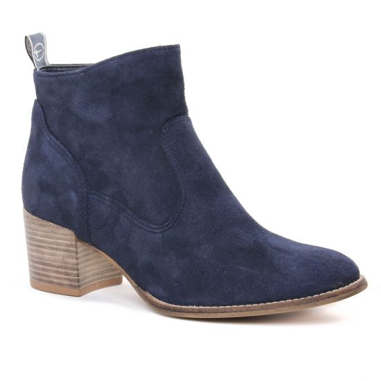 Bottines Et Boots Tamaris 25350 Navy, vue principale de la chaussure femme