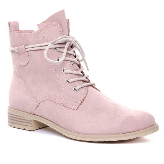 bottines femme rose