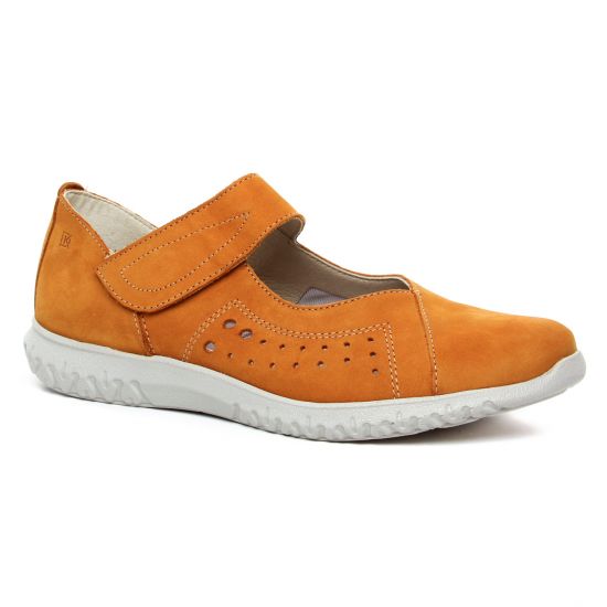 Babies Dorking Silver D8227 Moutarde, vue principale de la chaussure femme