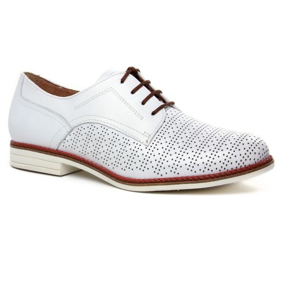 Chaussures À Lacets Tamaris 23200 White Cognac, vue principale de la chaussure femme