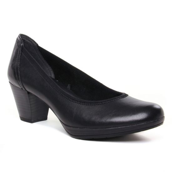 Escarpins Marco Tozzi 22420 Black Nappa, vue principale de la chaussure femme