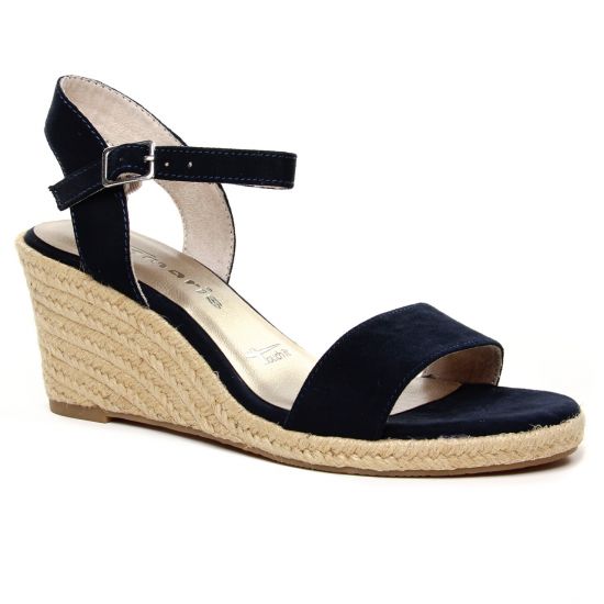 Espadrilles Tamaris 28300 Navy, vue principale de la chaussure femme