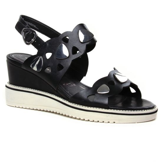 Nu Pieds Et Sandales Tamaris 28053 Black, vue principale de la chaussure femme