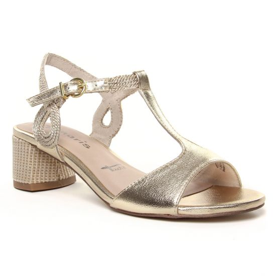 Nu Pieds Et Sandales Tamaris 28219 Lt Gold Comb, vue principale de la chaussure femme
