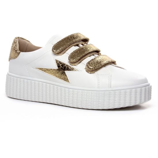 Tennis Et Baskets Mode Vanessa Wu BK2065OR Blanc, vue principale de la chaussure femme