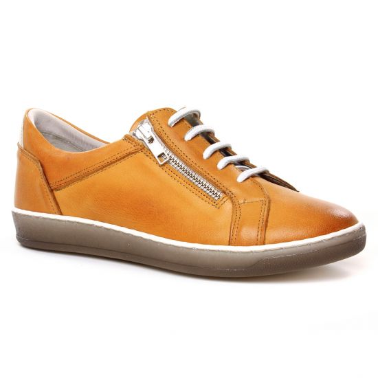 Tennis Et Baskets Mode Dorking Karen D8225 Jaune, vue principale de la chaussure femme