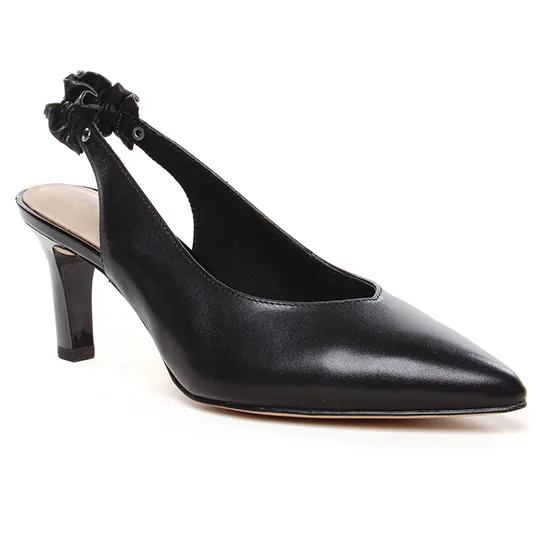 Escarpins Tamaris 29602 Black Leather, vue principale de la chaussure femme