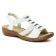 sandales blanc mode femme printemps été vue 1