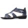 sandales bleu metal mode femme printemps été vue 3