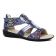 sandales bleu metal mode femme printemps été vue 1