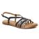 sandales bleu or mode femme printemps été vue 1