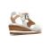 sandales compensées blanc mode femme printemps été vue 7