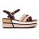 sandales compensées marron multi mode femme printemps été vue 2