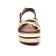 sandales compensées marron multi mode femme printemps été vue 6