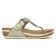 sandales compensées marron taupe mode femme printemps été vue 2