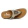 sandales compensées marron taupe mode femme printemps été vue 4