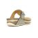 sandales compensées marron taupe mode femme printemps été vue 7