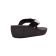 sandales compensées noir mode femme printemps été vue 7