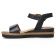 sandales compensées noir mode femme printemps été vue 3