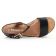 sandales compensées noir mode femme printemps été vue 4