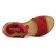 sandales compensées rouge mode femme printemps été vue 4